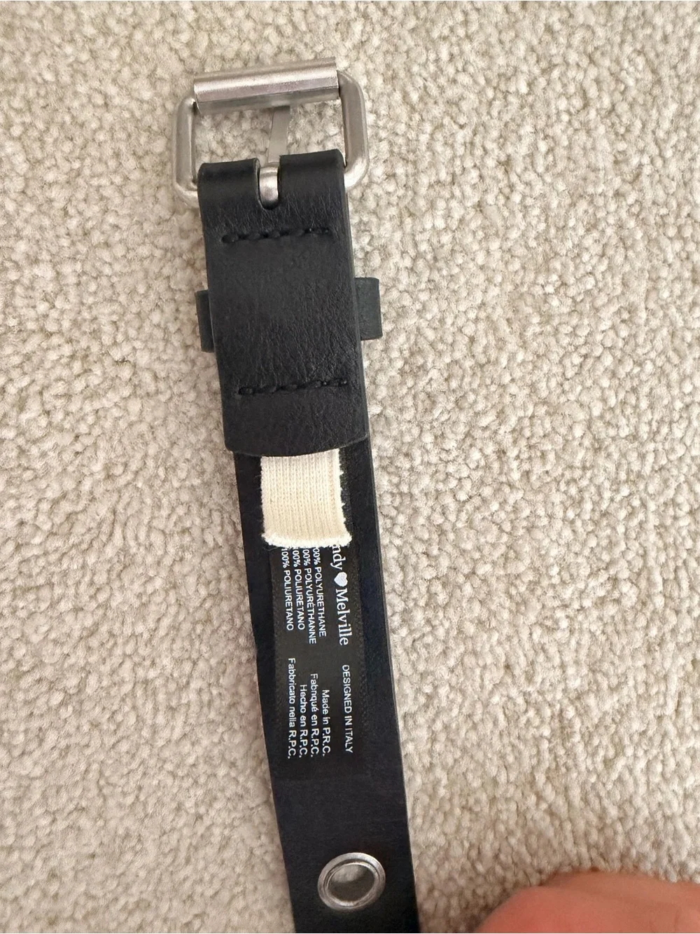 Brandy Melville Black Leather Belt